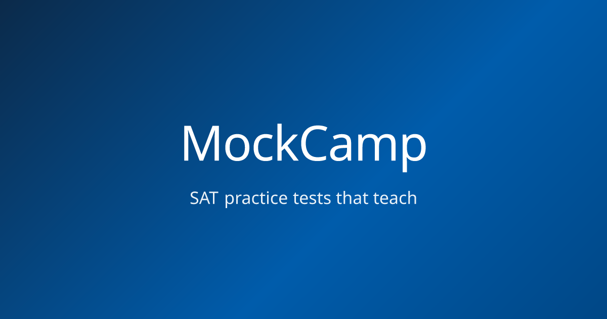 SAT Craft and Structure: 4 Question Types Decoded | MockCamp